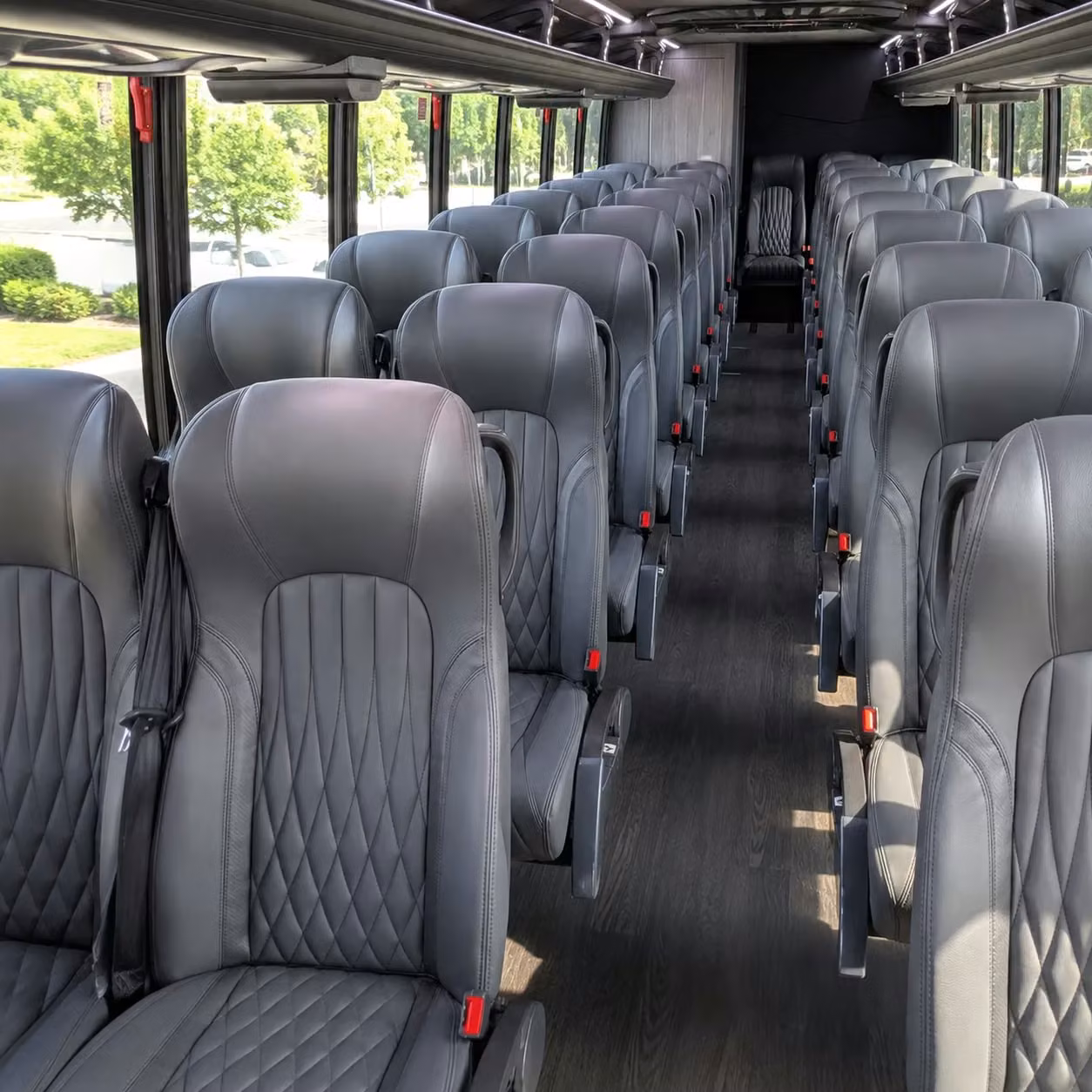 28 passenger minibus inside