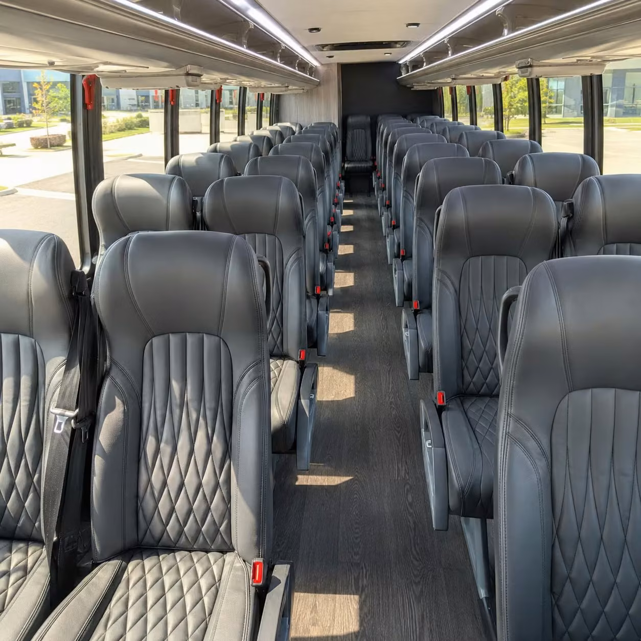 35 passenger minibus inside