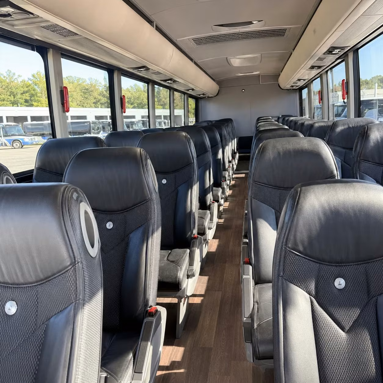 daytona beach charter bus interior