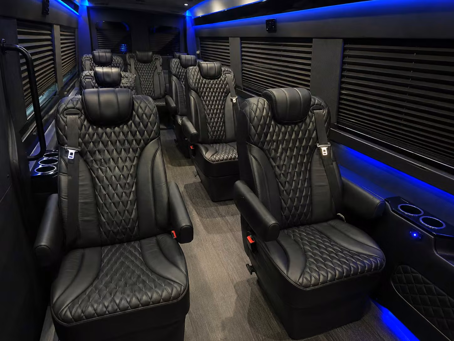 sprinter van with driver inside