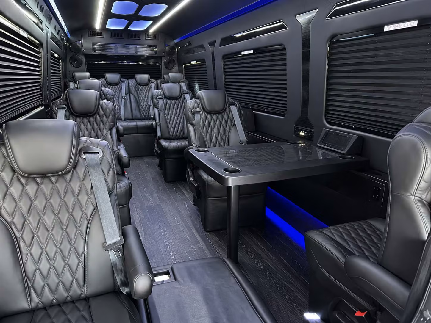 sprinter van with driver interior